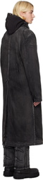 Thug Club Black Bio Soldier Denim Trench Coat
