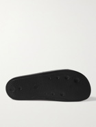 FRESCOBOL CARIOCA - Humberto Faux Leather Slides - Black