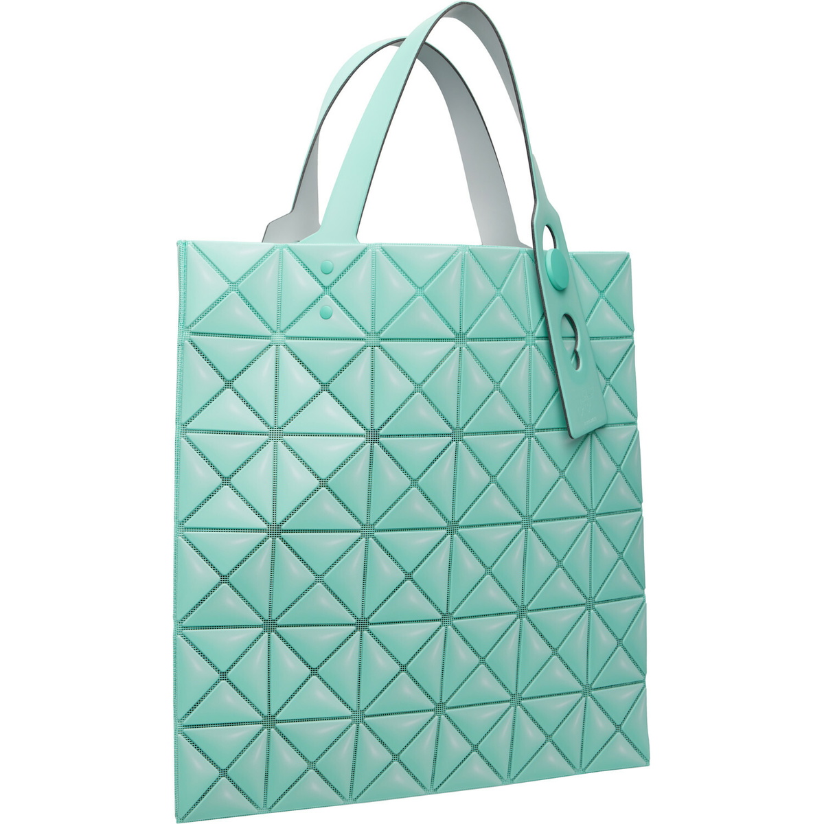 BAO BAO ISSEY MIYAKE Green Miniature Tote