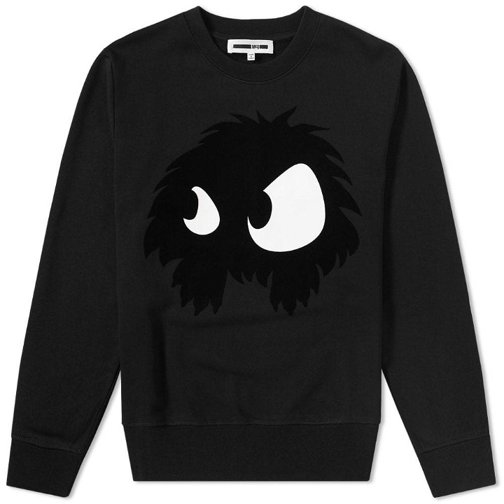 Photo: McQ by Alexander McQueen Large Monster Crew Sweat Black