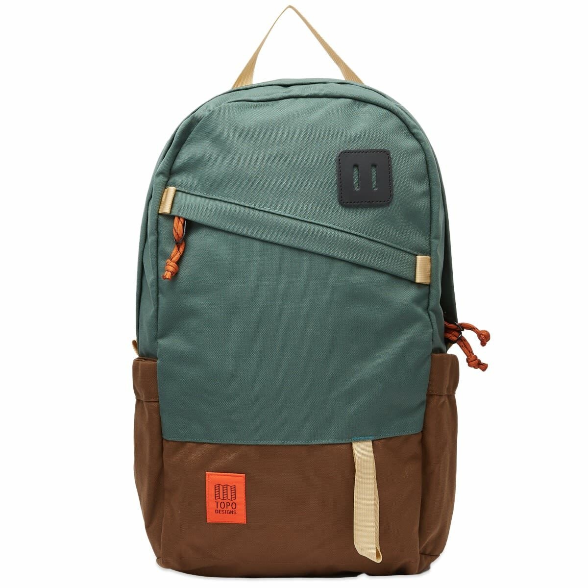 Topo Designs Daypack Classic Backpack in Forest/Cocoa Topo Designs