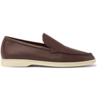 Loro Piana - Summer Walk Leather Loafers - Brown