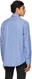 Polo Ralph Lauren Blue & Navy Striped Poplin Shirt