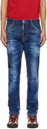 Dsquared2 Blue Print Cool Guy Jeans