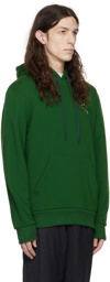 De Bonne Facture Green Embroidered Hoodie