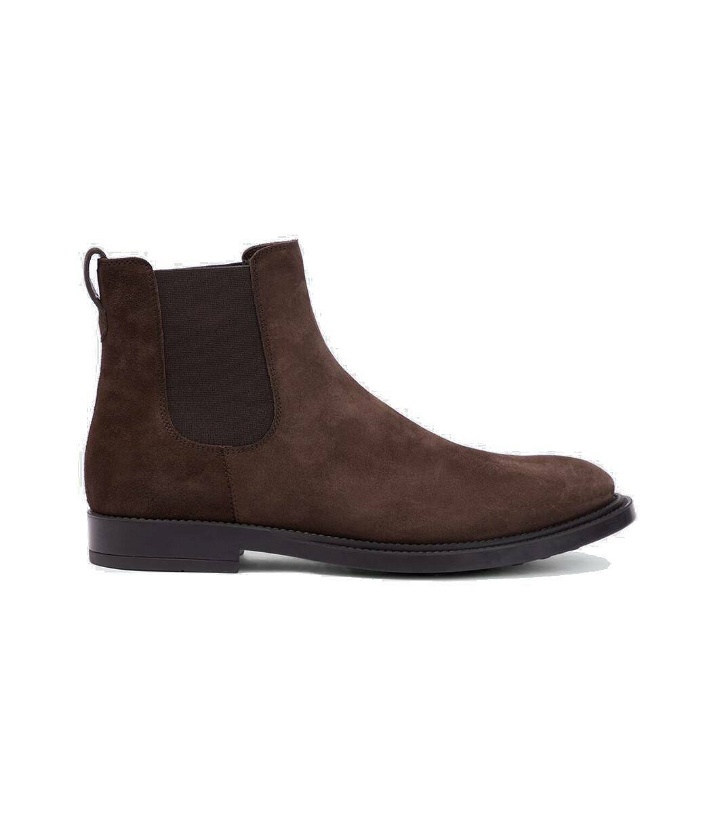 Photo: Tod's Suede ankle boots