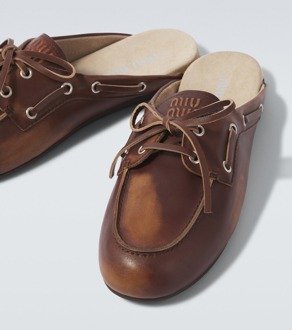 Miu Miu Leather mules Miu Miu