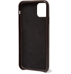 Berluti - Native Union Logo-Detailed Leather iPhone 11 Pro Max Case - Brown
