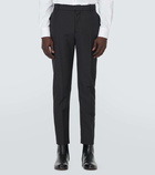 Alexander McQueen Pinstripe wool and mohair suit pants