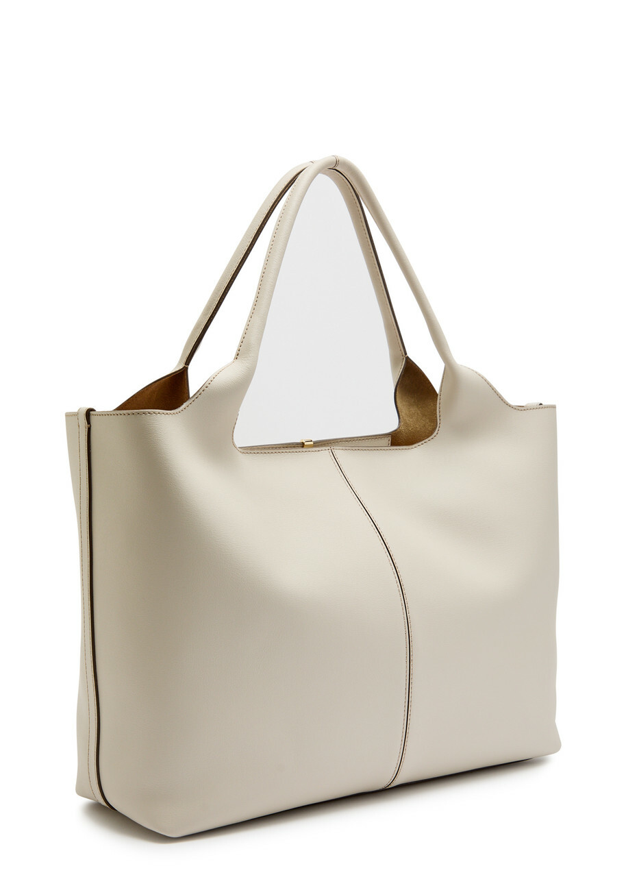 Tods Small Leather Tote bag - Ivory - One Size