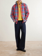 Aimé Leon Dore - Logo-Embroidered Cotton-Jersey Half-Zip Sweatshirt - Yellow