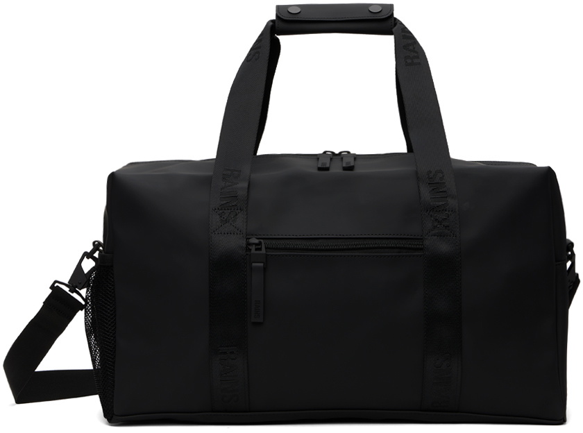 RAINS Black Trail Gym Duffle Bag