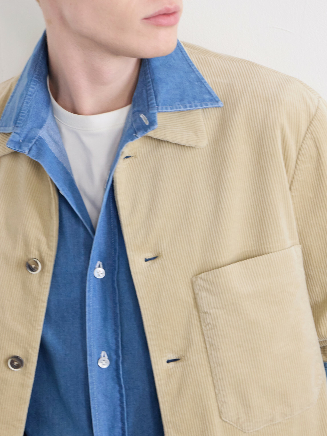 Barena - Cotton-Blend Corduroy Overshirt - Neutrals