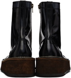 Acne Studios Black Leather Boots