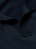 Rubinacci - Positano Cotton Polo Shirt - Blue