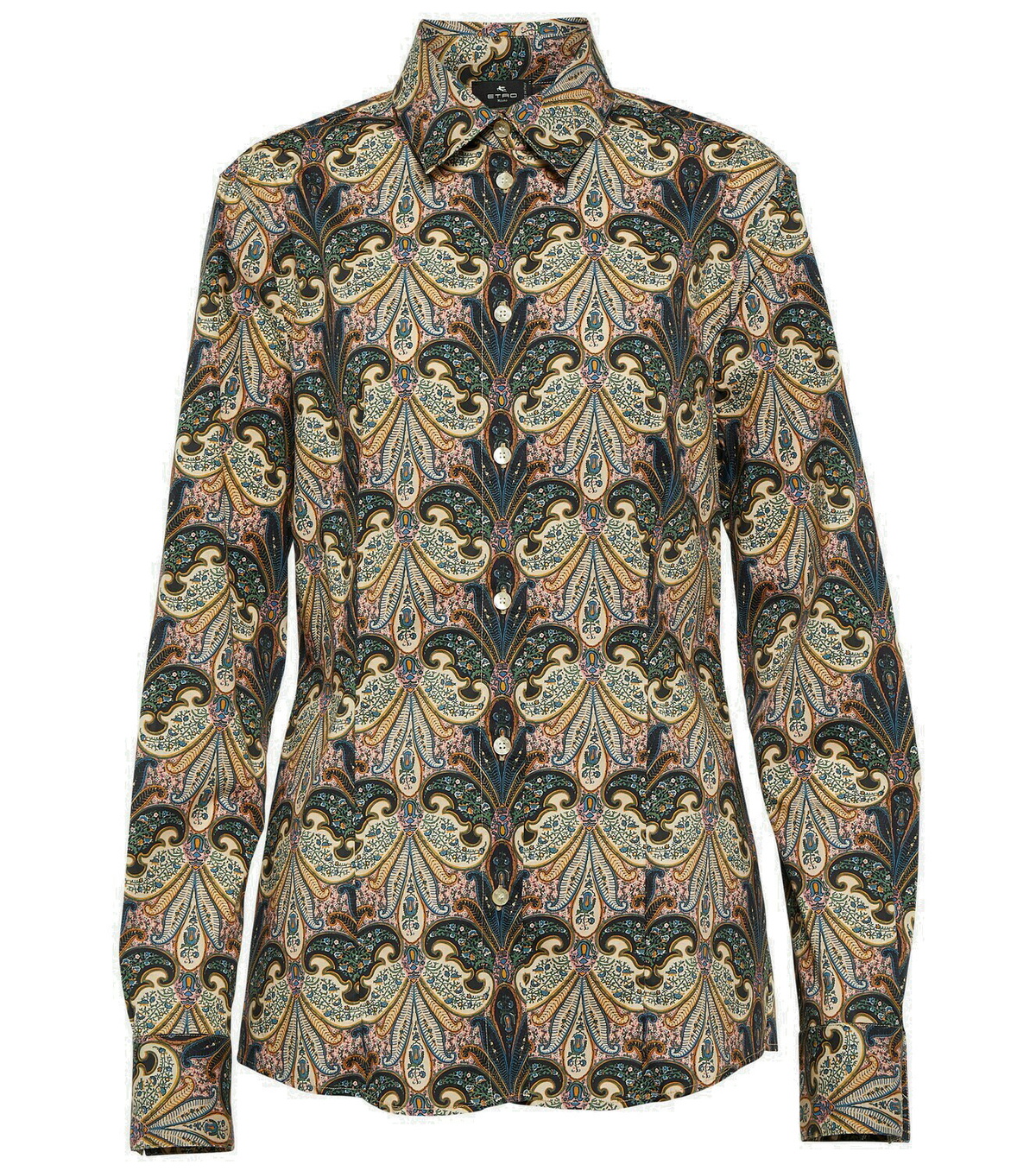 Etro - Printed halter-neck crop top Etro
