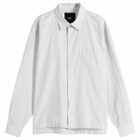 END. Men's Fairways Long Sleeve Shirt in Ice Grey Check