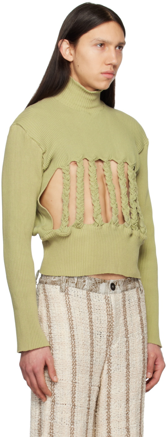Solitude Studios SSENSE Exclusive Green Sweater