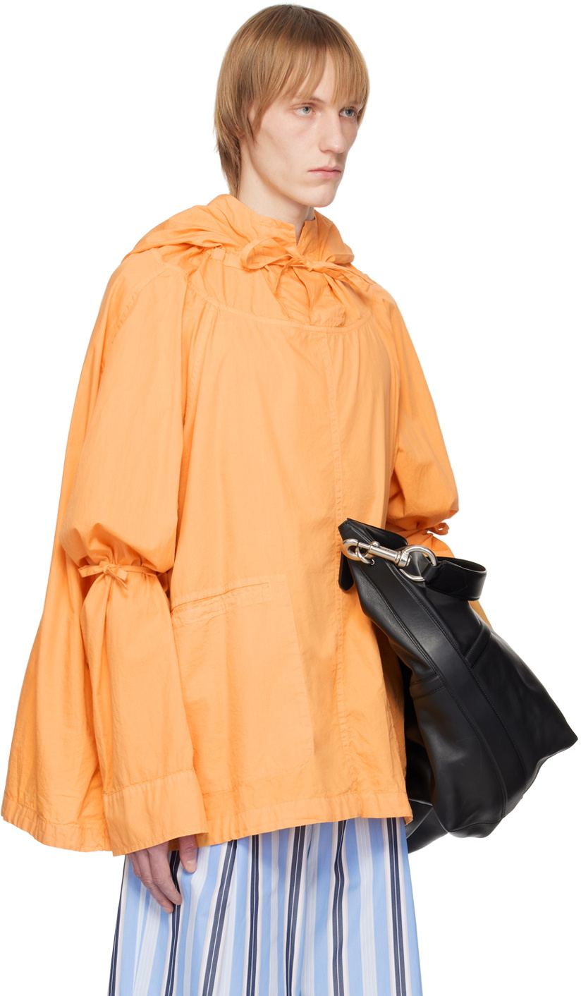Orange Drawstring Dries Van Noten Orange Drawstring Jacket Dries Van Noten