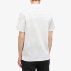 Alexander McQueen Men's Jacquard Graffiti Logo Polo in Ivory