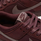 Nike Men's Dunk Low Retro Premium Sneakers in Burgundy Crush/Plum Eclipse