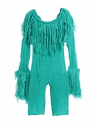 Gcds Womens Playsuit Emerald in Green