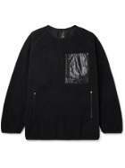 TAKAHIROMIYASHITA THESOLOIST. - Shell-Panelled Fleece Jacket - Black