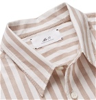 Mr P. - Striped Cotton Oxford Shirt - Neutrals