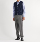 THOM SWEENEY - Merino Wool and Cashmere-Blend Sweater Vest - Blue