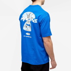 Men's AAPE Graffiti Ble Camo T-Shirt in Blue