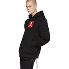 mastermind WORLD Black Rub-On Logo Hoodie