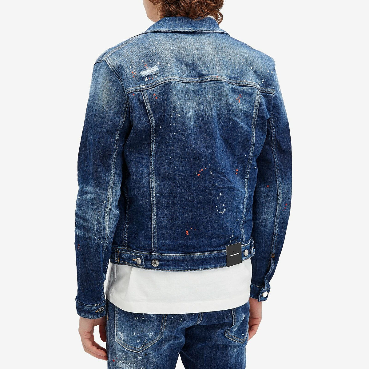 Dsquared2 Men's Dan Jean Jacket in Navy Blue