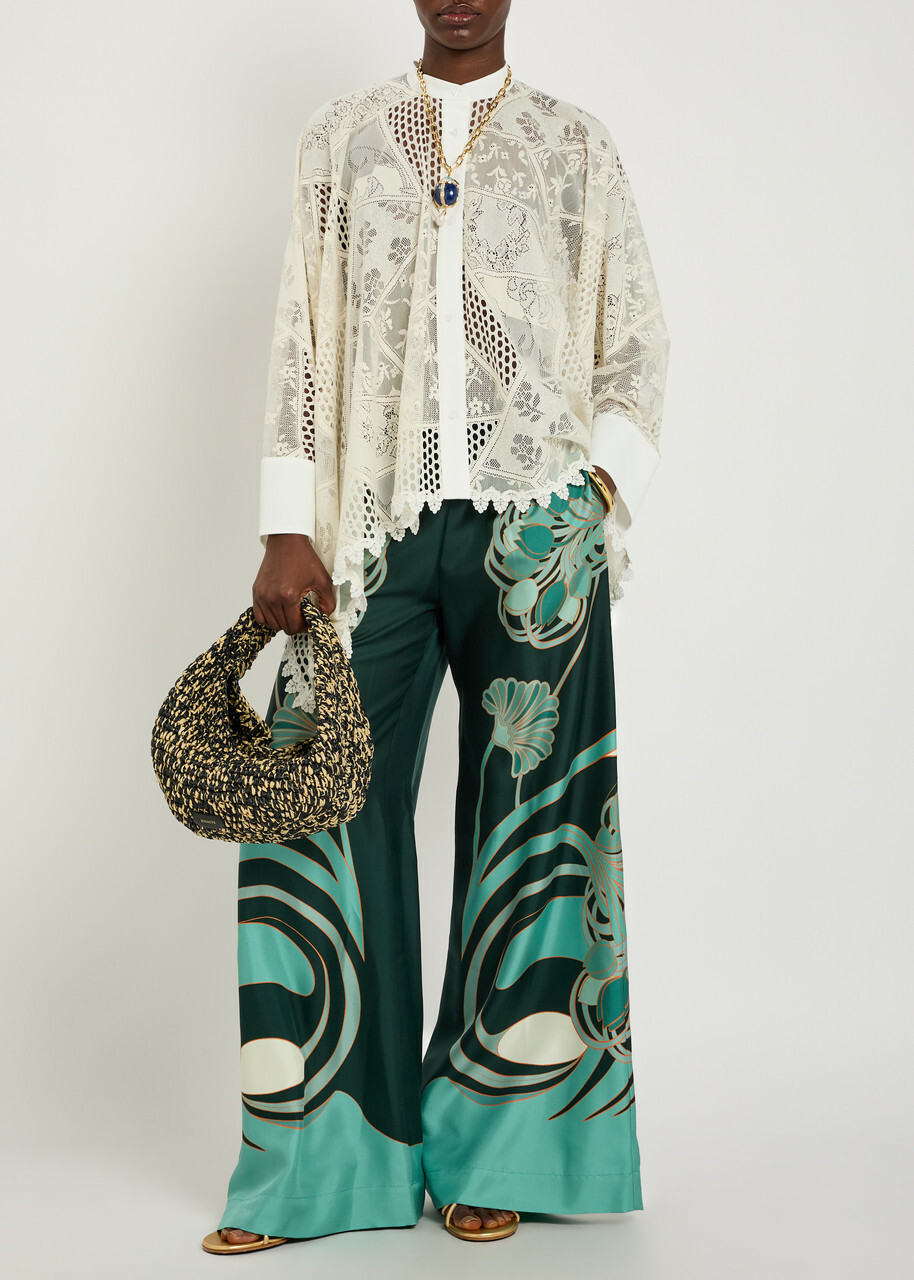 LA Double J Lace Shirt Cream