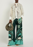 LA Double J Lace Shirt Cream