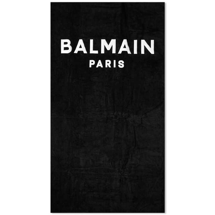 Photo: Balmain Logo Beach Towel