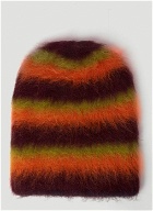 Brain Dead Fuzzy Knit Beanie Hat unisex Orange