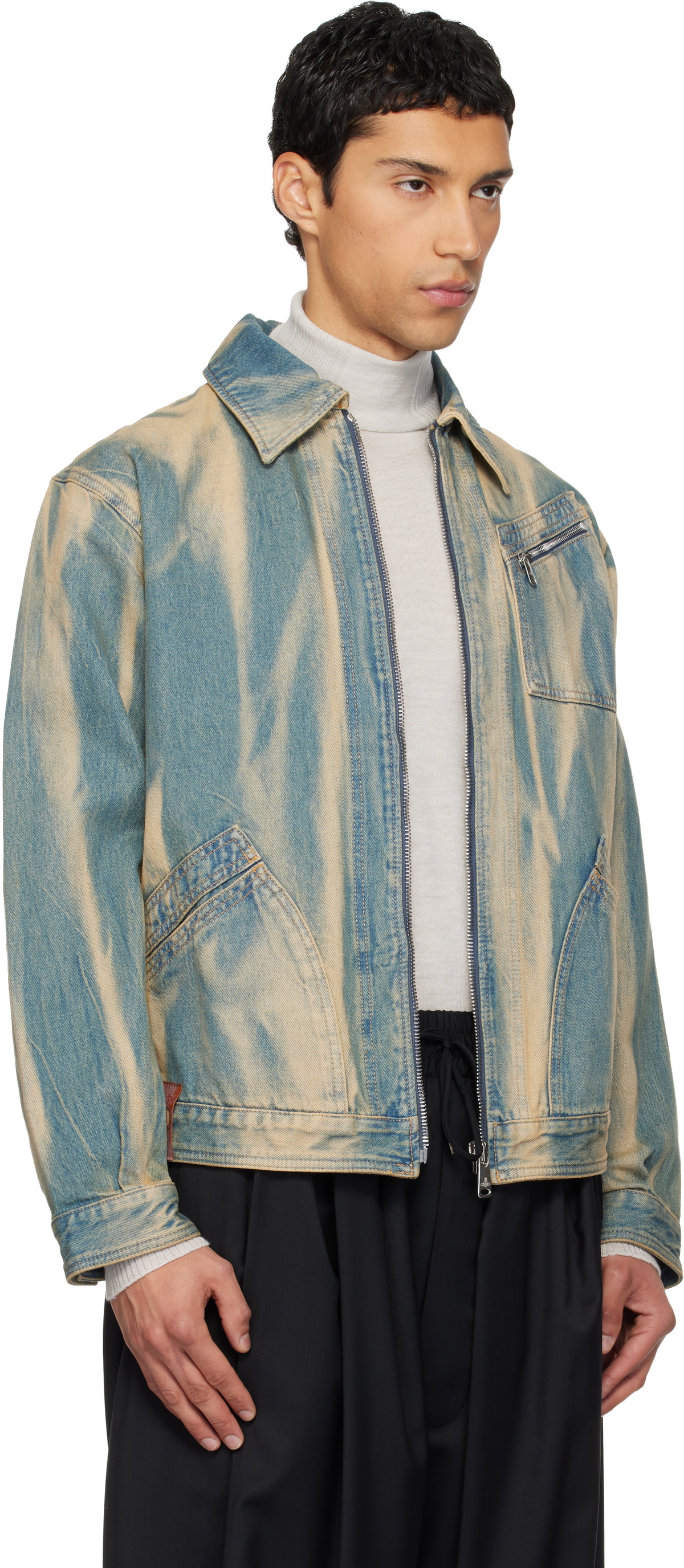Vivienne Westwood Blue Piranha Denim Jacket