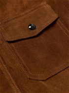 Drake's - Suede Shirt Jacket - Brown