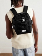 Maison Margiela - Glam Slam Logo-Appliquéd Padded Leather-Trimmed CORDURA® Backpack