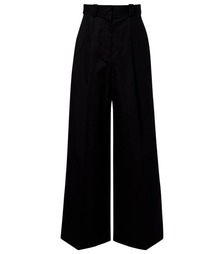 Photo: Balenciaga Cotton twill wide-leg pants