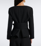 Jacquemus Miami belted virgin wool jacket