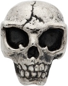 Yohji Yamamoto Silver Alien Skull Earring