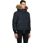 Mackage Navy Down and Fur Dixon-XR Jacket