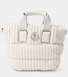 Moncler Caradoc logo corduroy crossbody bag