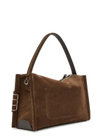 JW Anderson Loafer Suede Shoulder bag - Brown - One Size