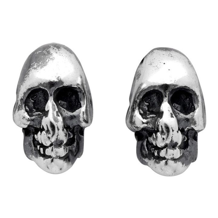Photo: Chin Teo Silver Skull Earrings