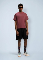 Palm Angels Sprayed Logo Track Shorts