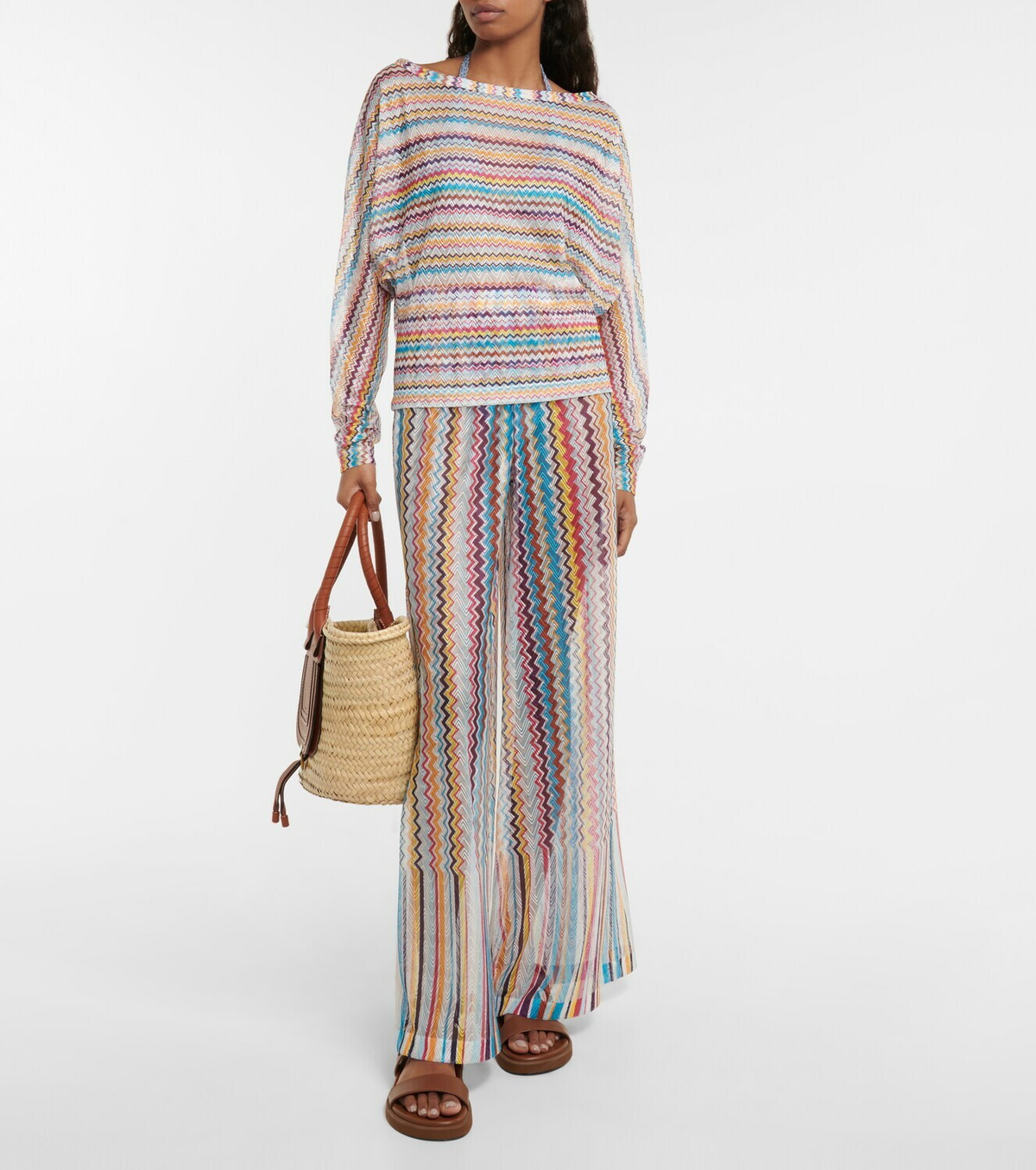 Missoni Mare Zig-zag knit top