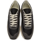 Common Projects Grey and Black Track Classic Sneakers