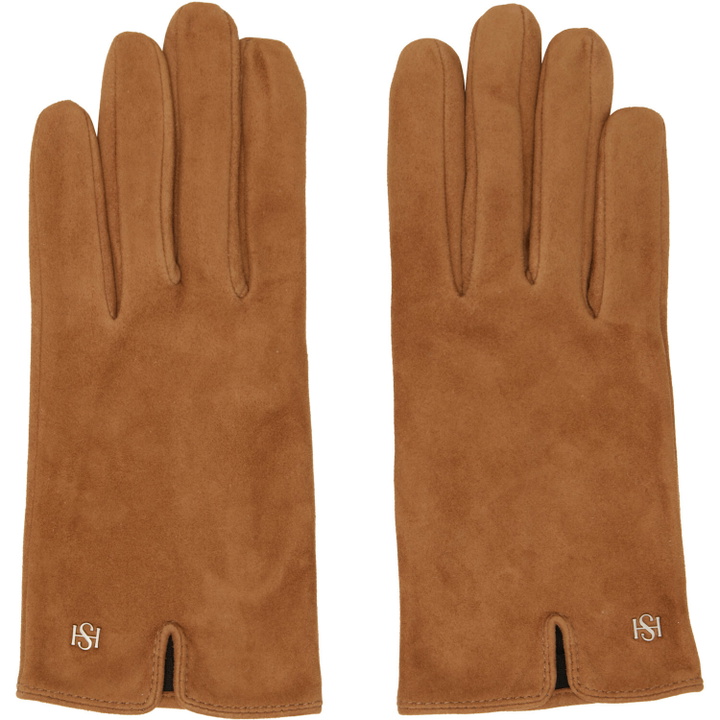 Photo: Handsome Stockholm Tan Essentials Suede Gloves